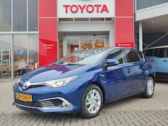 Toyota Auris - 1.8 HYBRID LEASE-PRO TREKHAAK 4S-BANDEN STOELVERW PANODAK KEYLESS NAVI CLIMA CRUISE LM-VEL