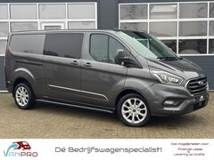 Ford Transit Custom - 2.0 TDCi 175PK LIMITED Dubbel cabine / Leder / navi / 2800kg AHW