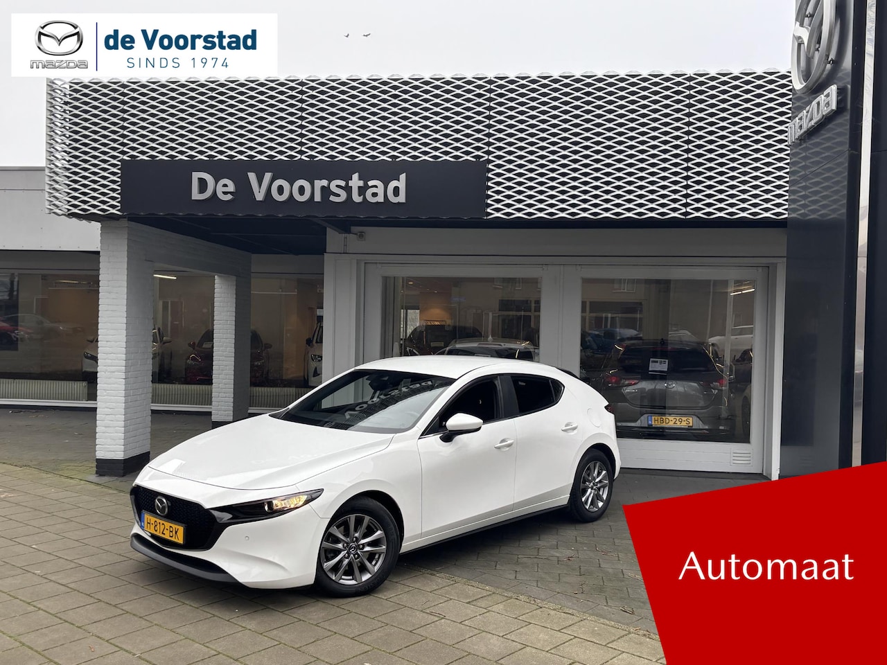 Mazda 3 - 2.0 e-SkyActiv-X M Hybrid 180 Comfort met Bose Trekhaak - AutoWereld.nl