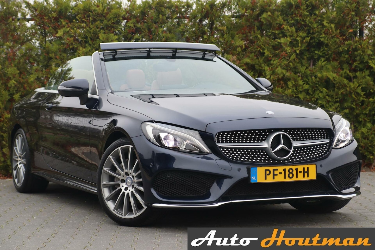 Mercedes-Benz C-klasse Cabrio - 200 Aut. AMG Premium Nav|Sportzetels|Nekverw.|Leder|Pdc|Lmv||Dealer onderhouden|1e eigenaa - AutoWereld.nl