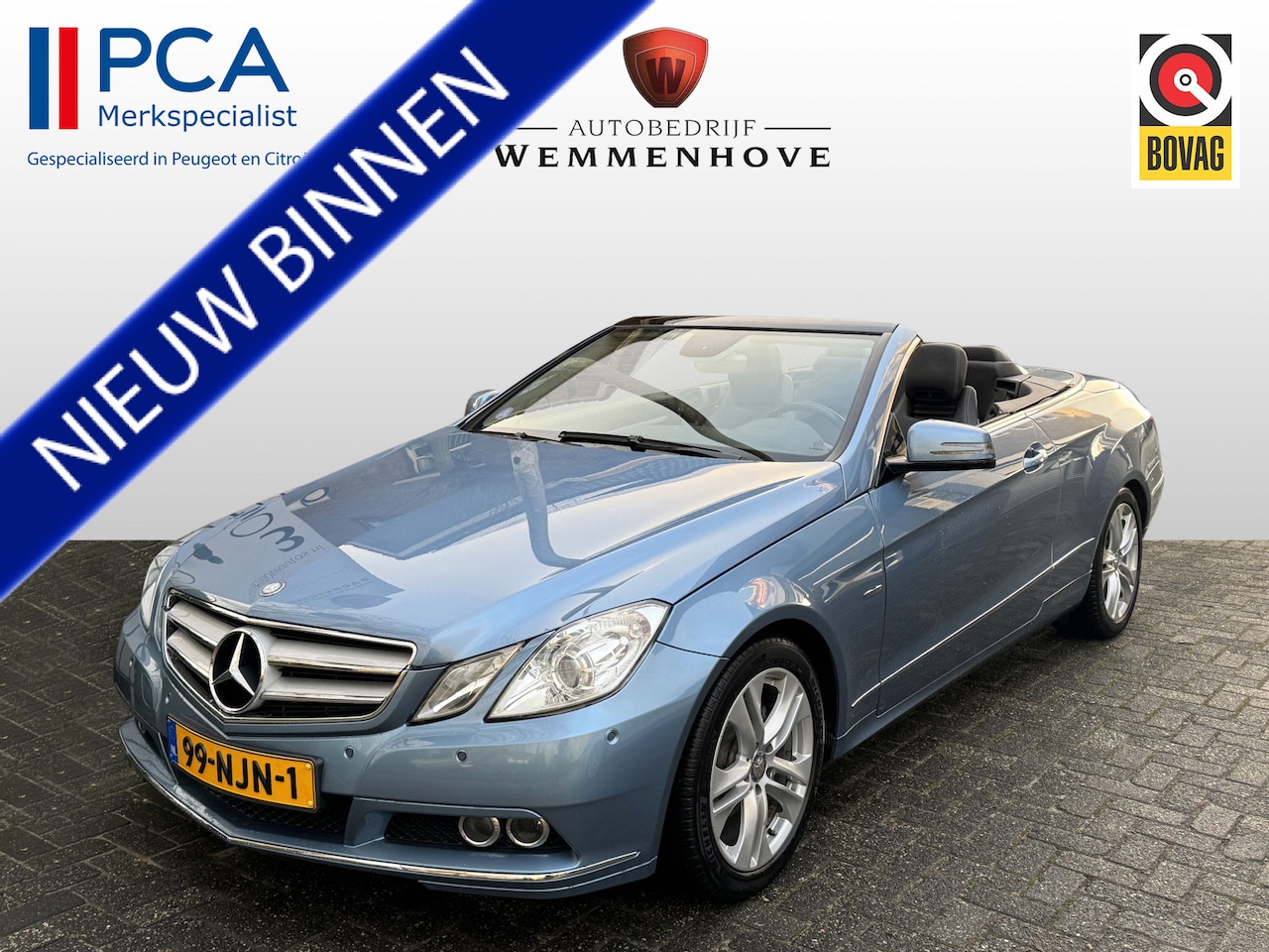 Mercedes-Benz E-klasse Cabrio - 200 CGI Elegance Airco/Lichtmetalen velgen/Leder - AutoWereld.nl