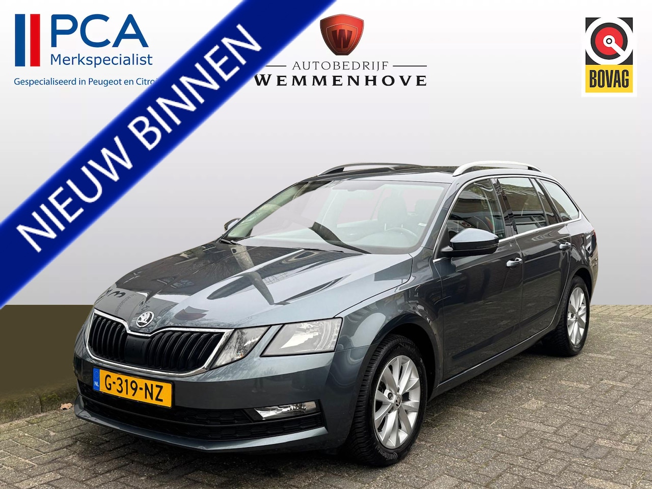 Skoda Octavia Combi - 1.0 TSI Greentech Business Edition Airco/Navigatie/Cruise Control - AutoWereld.nl