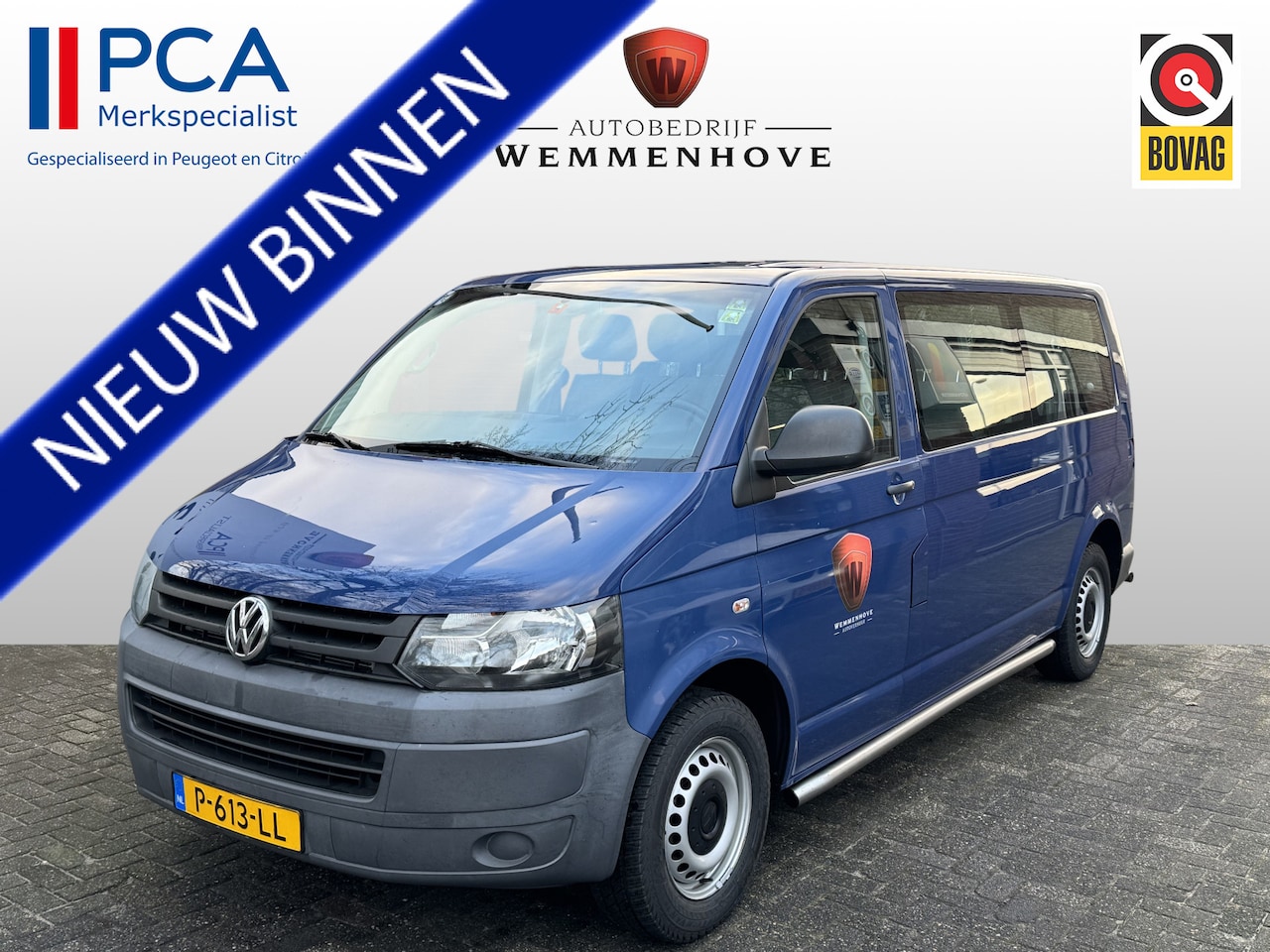 Volkswagen Transporter Kombi - 2.0 TDI L2H1 Trendline 9-Persoons/Airco/Cruise control/Nieuw model/ Incl BTW - AutoWereld.nl