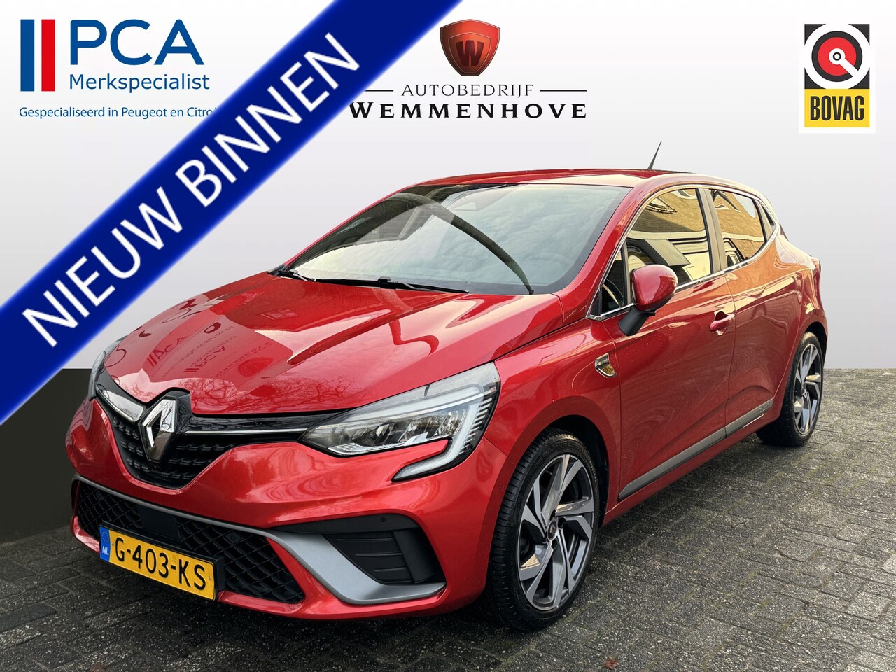 Renault Clio - 1.0 TCe R.S. Line RS-Line/Airco/Lichtmetalen wielen - AutoWereld.nl