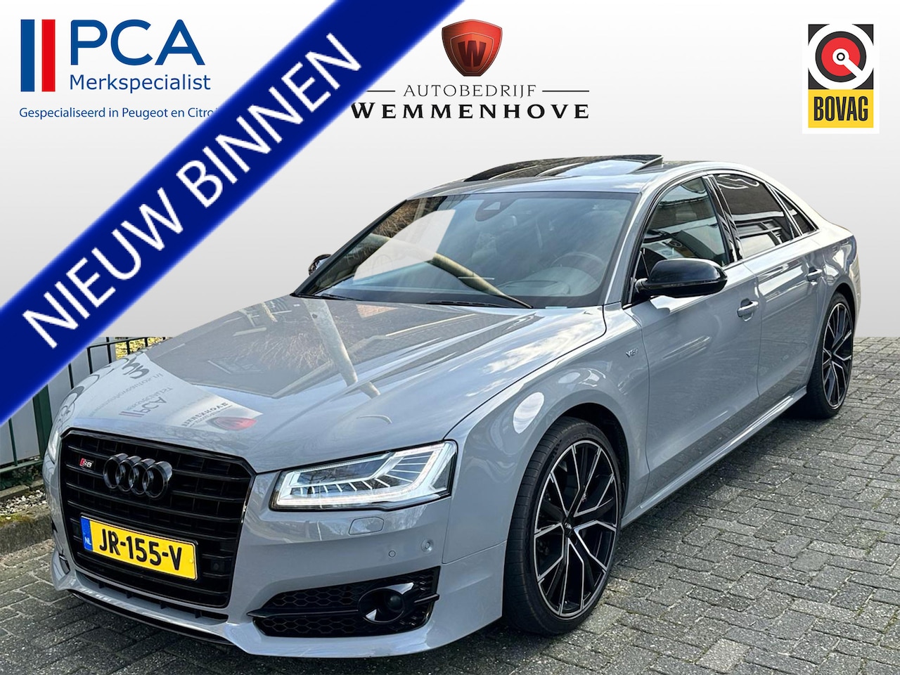 Audi A8 - S8 4.0 TFSI S8 quattro Audi Exclusive V8T 520PK/ Panodak/Carbon Remschijven S-Perfomance/L - AutoWereld.nl