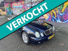 Mercedes-Benz CLK-klasse Cabrio - 200 K. Elegance automaat airco leer memory stoel blauwe kap boeken en facturen aanwezig ge