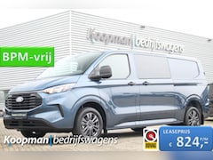 Ford Transit Custom - 320 2.0TDCI 170pk Automaat | L2H1 Trend DC | L+R Zijdeur | Stoel + Stuurverwarming | Keyle