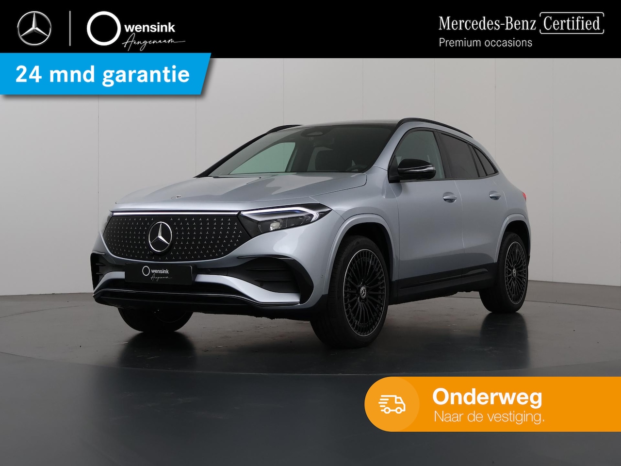 Mercedes-Benz EQA - 250+ AMG NIGHT Premium Plus 71 kWh | Panoramadak | Rijassistentiepakket | Keyless Entry | - AutoWereld.nl