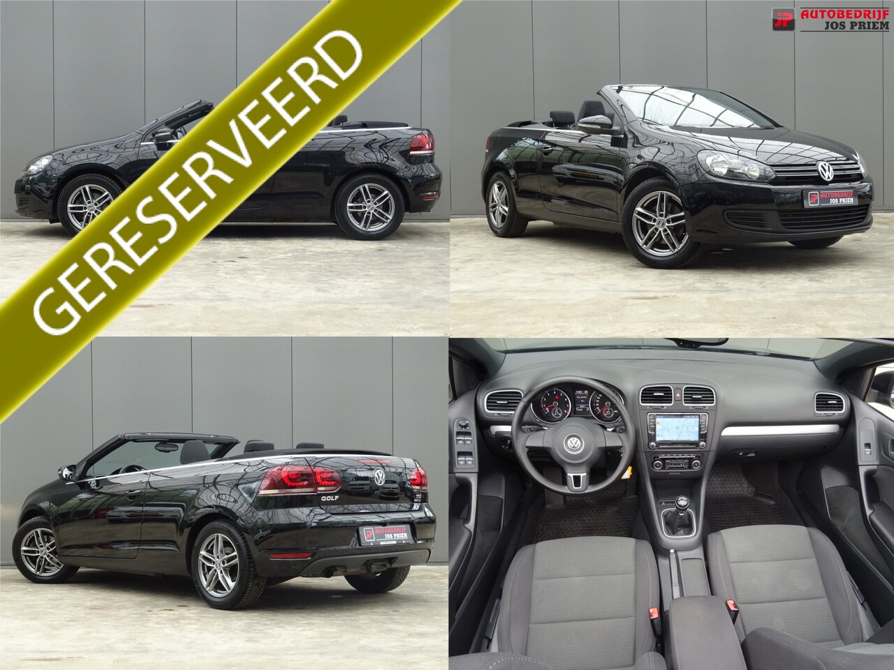 Volkswagen Golf Cabriolet - 1.2 TSI BlueMotion * CARPLAY * 4 SEIZOENSBANDEN * TREKHAAK !! - AutoWereld.nl