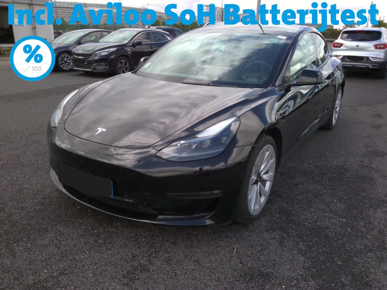 Tesla Model 3 - Long Range RWD Long Range 75 kWh | Panoramadak | AWD SoH ( batterijtest ) 95,96 % score - AutoWereld.nl