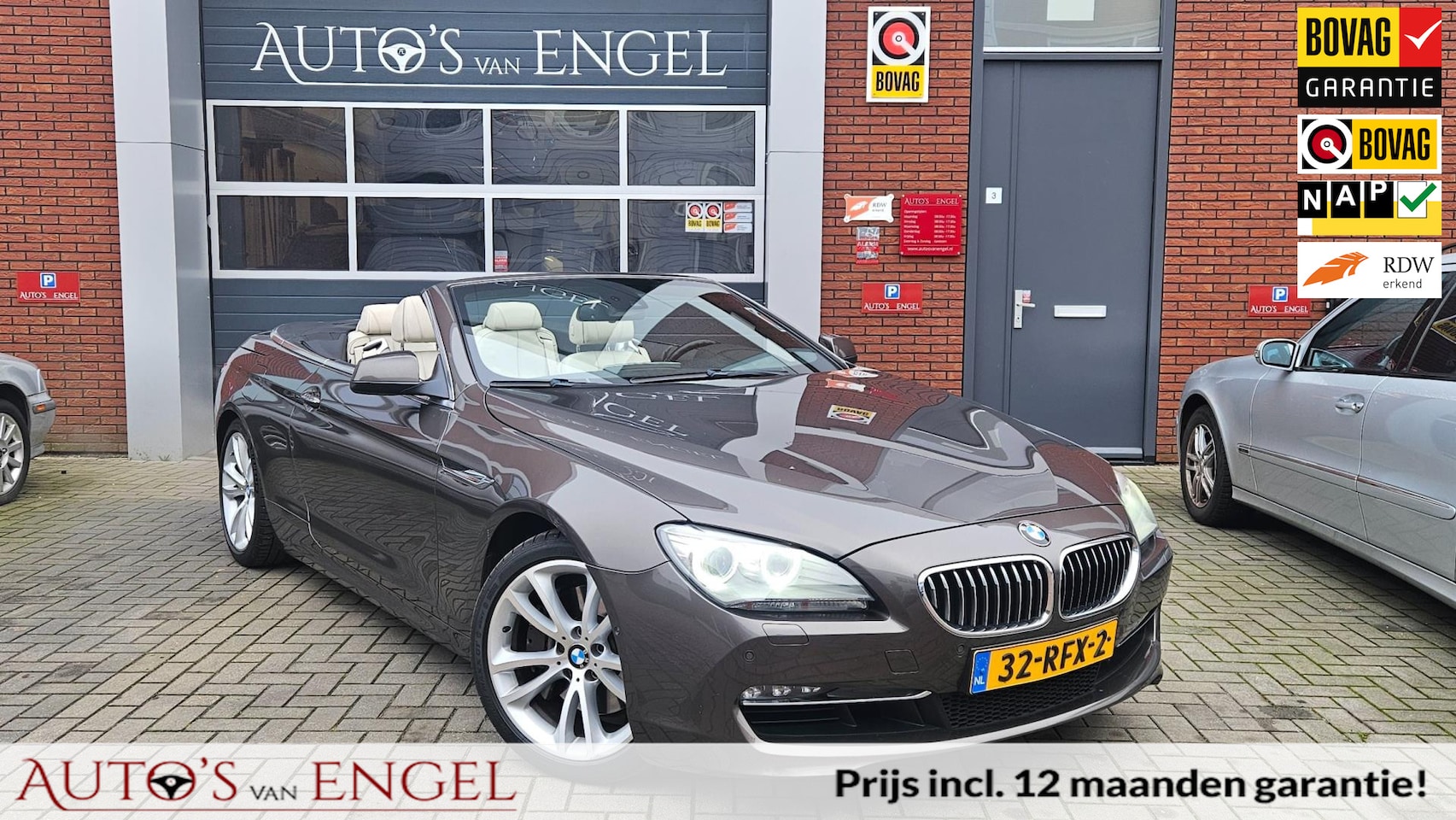 BMW 6-serie Cabrio - 640i High Executive soft close/confortstoelen/garantie - AutoWereld.nl