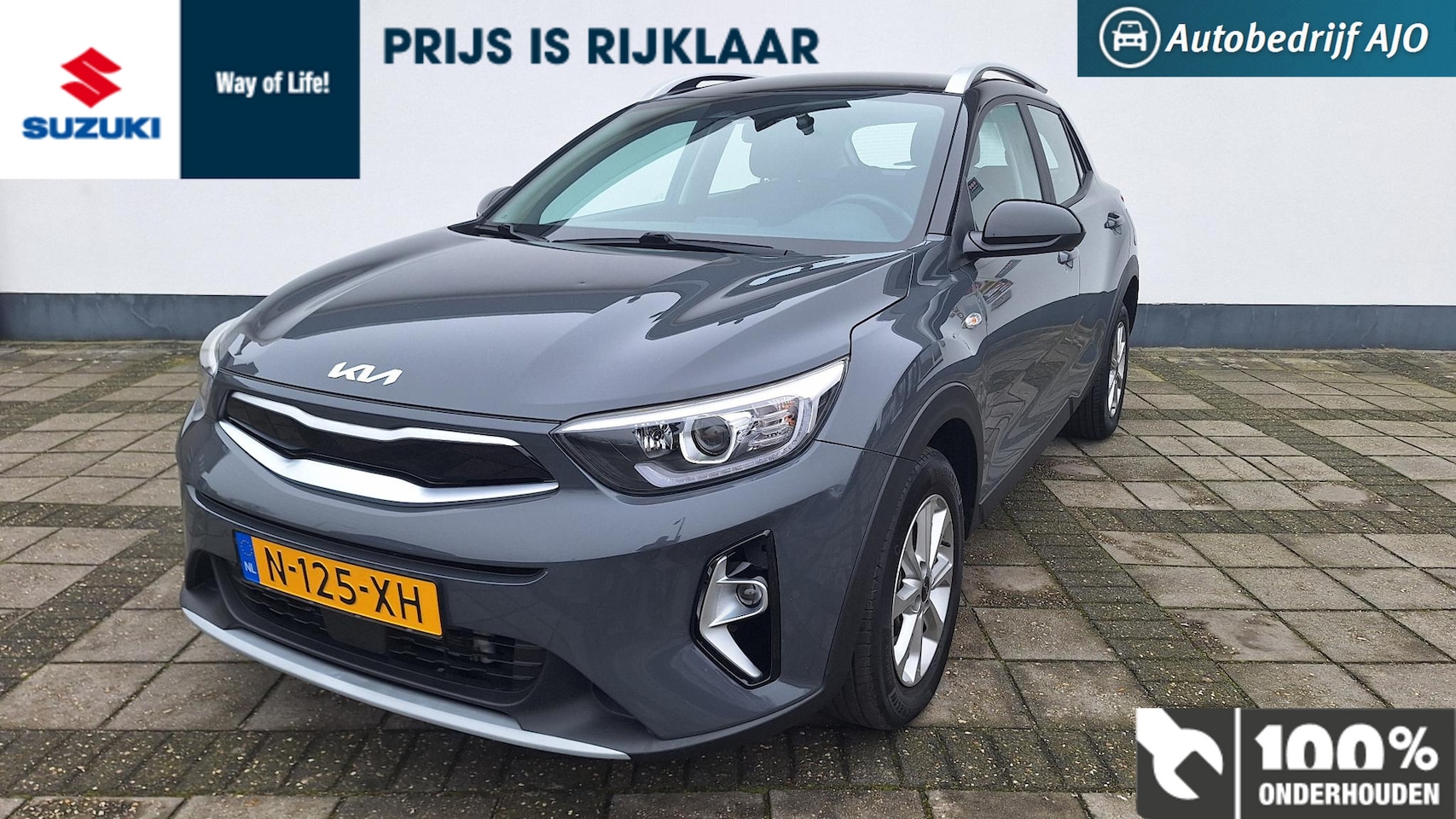 Kia Stonic - 1.0 T-GDi MHEV DynamicLine RIJKLAAR PRIJS Kia Stonic 1.0 T-GDi MHEV DynamicLine - AutoWereld.nl