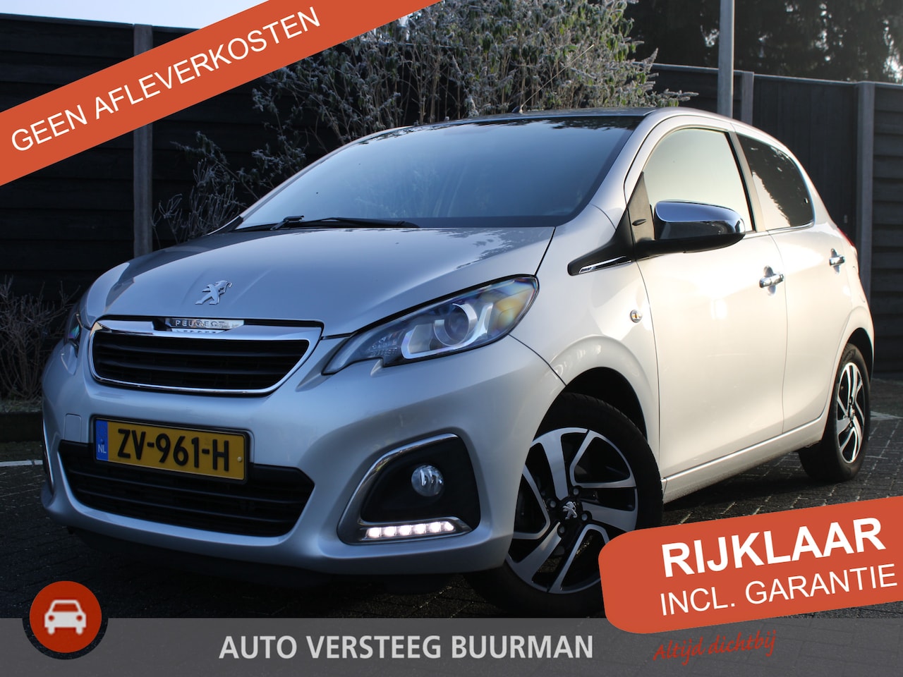 Peugeot 108 - 1.0 e-VTi 73PK Allure 5DRS Achteruitrijcamera, Climate Control, Dimlichten Automatisch, Ap - AutoWereld.nl