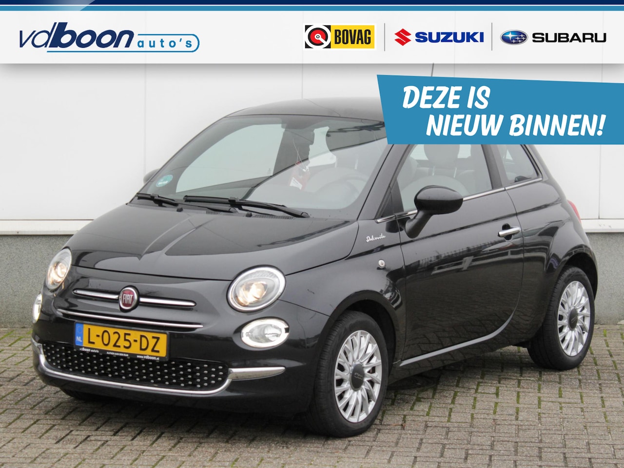 Fiat 500 - 1.0 Hybrid Dolcevita | Airco | Navi | Cruise | Panodak | Lm-Velgen - AutoWereld.nl