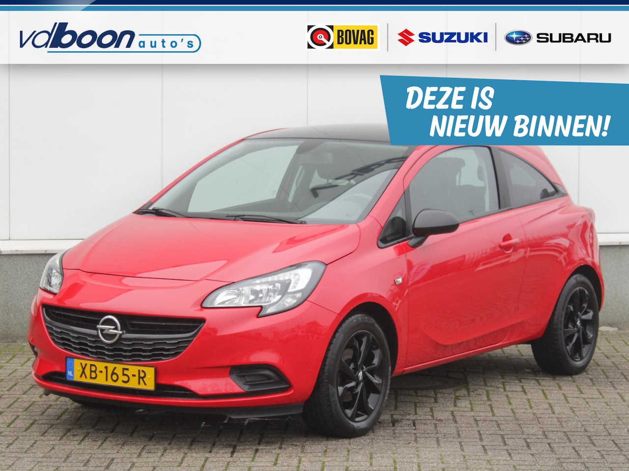 Opel Corsa - 1.4 Black Edition | Navi | Airco | Park sens | Lm-Velgen - AutoWereld.nl