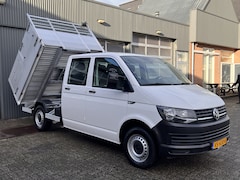 Volkswagen Transporter - 2.0 TDI L2H1 DC Pick up Kipper Dubbele cabine Trekhaak 2200 kg Dealer onderhouden Kieper P