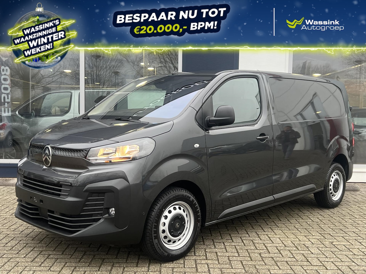 Citroën Jumpy - GB 2.0 BlueHDi 145pk L2 3-zits | BPM-vrij | Navigatie | Airconditioning | Trekhaak | Comfo - AutoWereld.nl