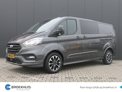 Ford Transit Custom - 2.0 TDCI 170pk L2H1 Sport | Dubbele cabine | Netjes | Stoelverwarming | Dubbele Zij-schuif