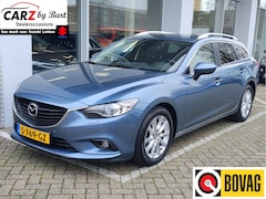 Mazda 6 Sportbreak - 2.0 SKYACTIV-G SKYLEASE+ Dodehoek | Rijstrooksensor | Stoelverwarming | Keyless