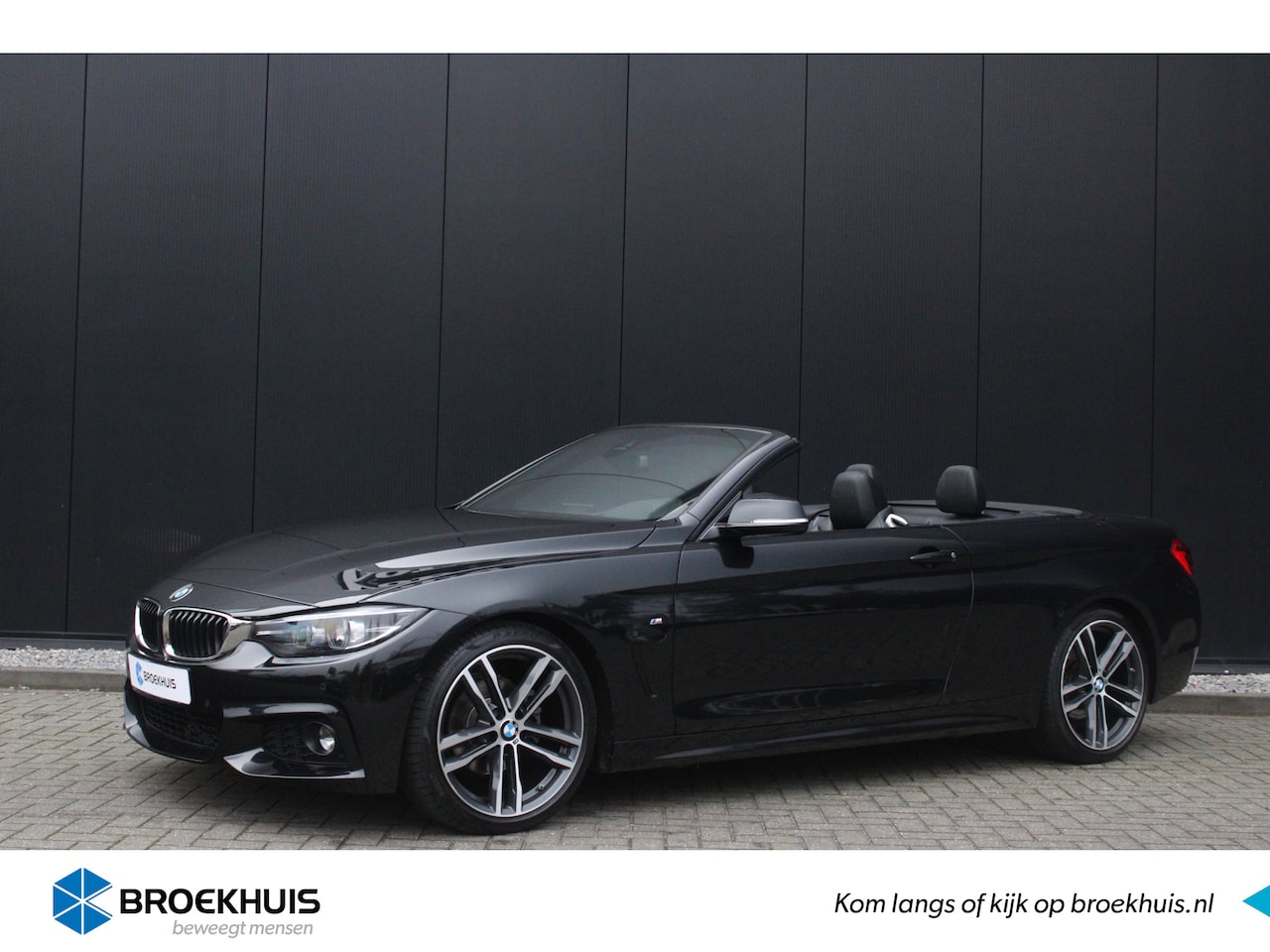 BMW 4-serie Cabrio - 420i High Executive | M-Sport | 100% BMW onderhouden | Groot Navi | Camera | Nek-verwarmin - AutoWereld.nl