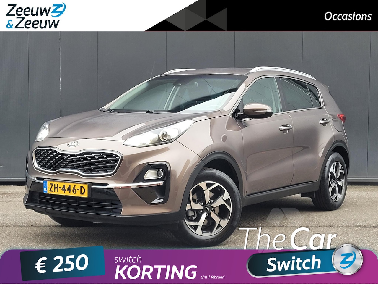 Kia Sportage - 1.6i DynamicLine Dealer onderhouden | Navi | Metallic lak | Fabrieksgarantie t/m 29-05-202 - AutoWereld.nl