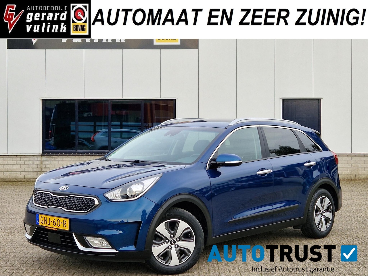 Kia Niro - 1.6 GDi Hybrid ComfortLine TREKHAAK 1300KG! - AutoWereld.nl