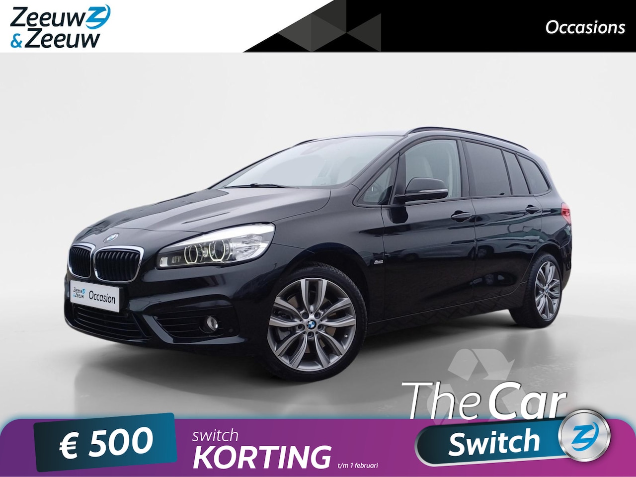 BMW 2-serie Gran Tourer - 220i 7p. High Executive | 7 Persoons | Dealer onderhouden | Achteruitrijcamera | Elekr. Ac - AutoWereld.nl