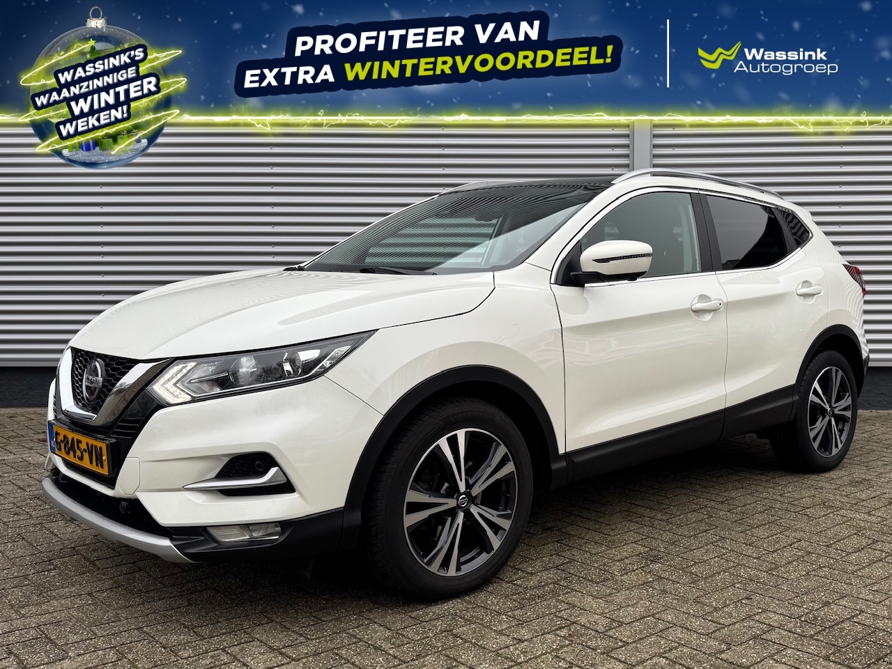 Nissan Qashqai - 1.3 DIG-T 160pk DCT N-Connecta | Panoramadak | Navigatie | Climate Control | 360 Camera | - AutoWereld.nl