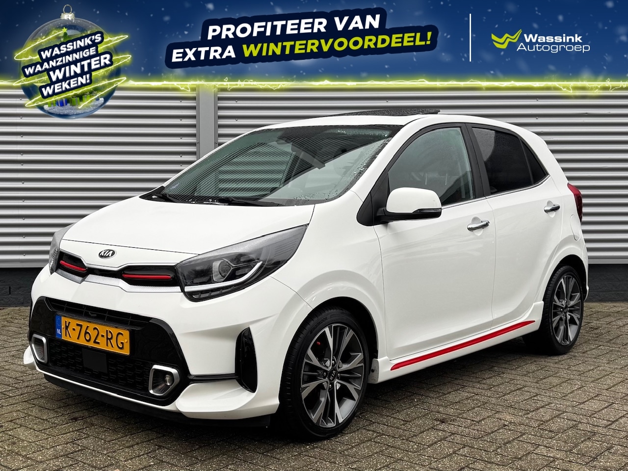 Kia Picanto - 1.0 T-GDi 100pk 5-zits GT-Line | Schuif/Kanteldak | Stoel/Stuurwielverwarming | Navigatie - AutoWereld.nl