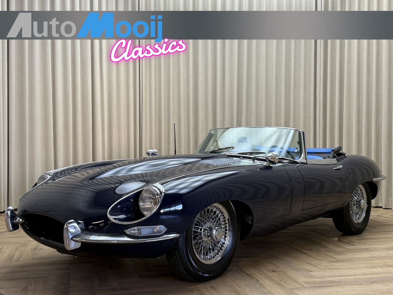 Jaguar E-type - OTS Roadster / Triple Carb / 4-Speed / Series 1,5 / Gerestaureerd / Cabriolet / 4.2 / 1967 - AutoWereld.nl