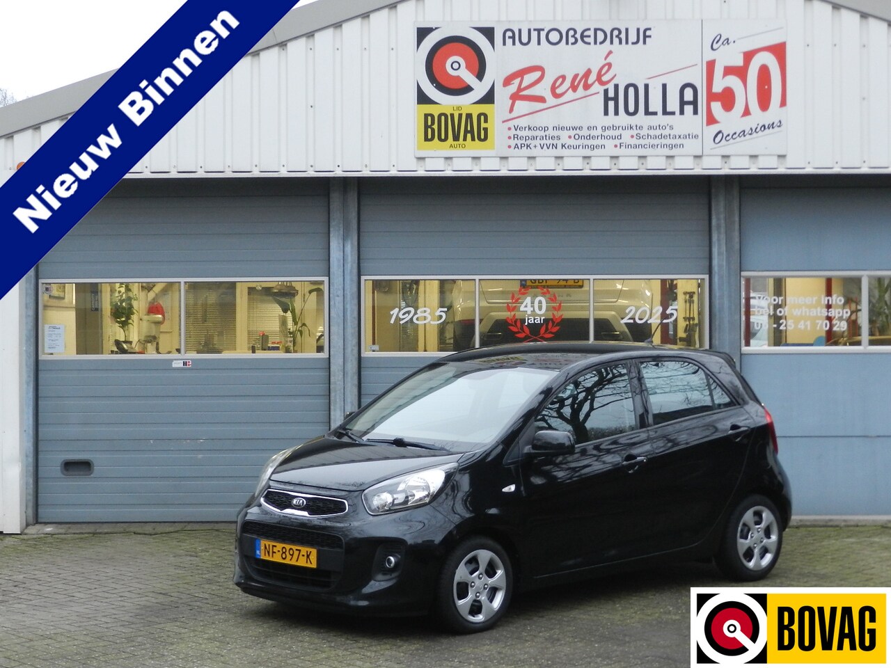 Kia Picanto - 1.0 CVVT 5Deurs EconomyPlusLine Airco CV afst Isofix - AutoWereld.nl