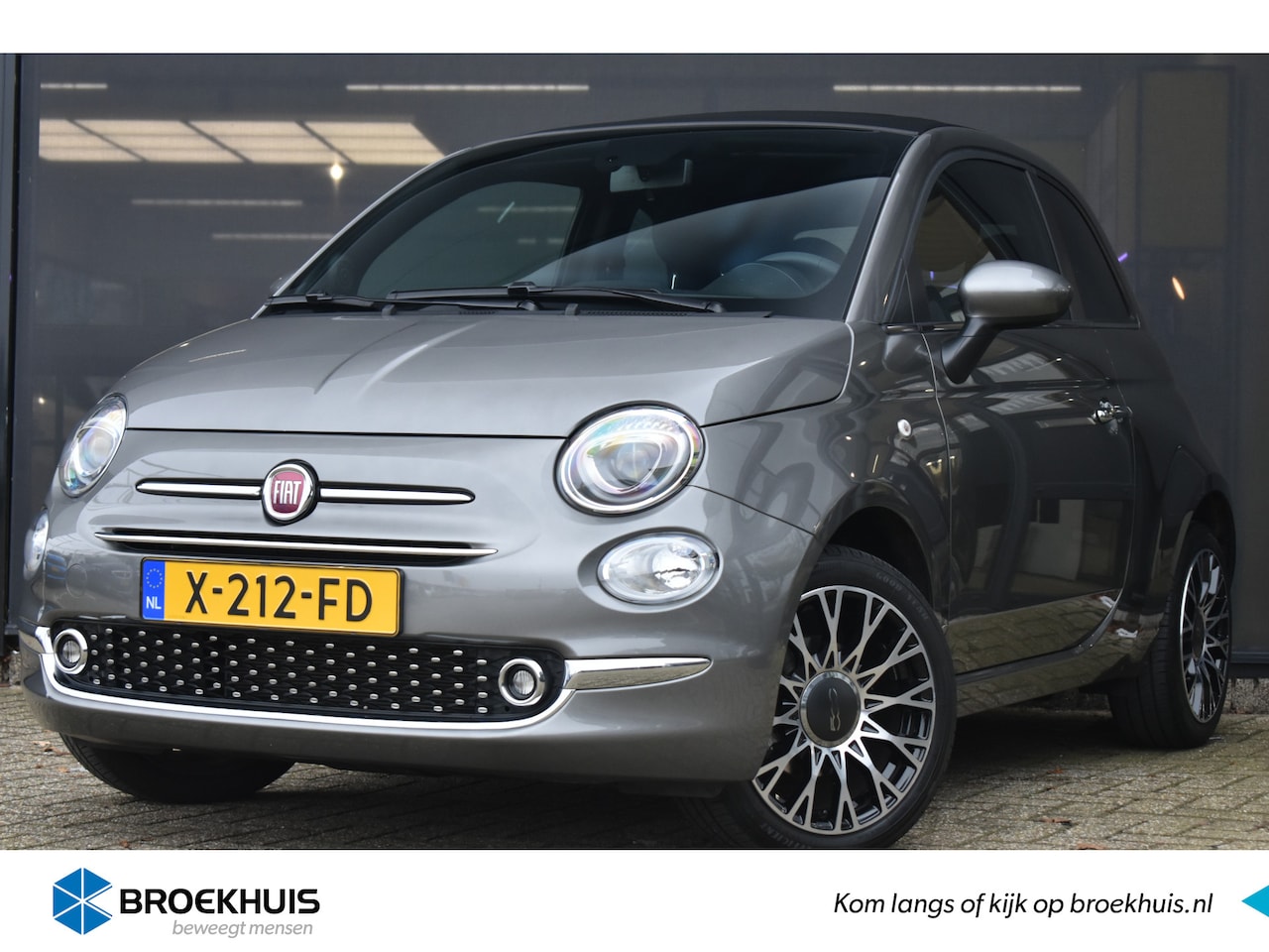 Fiat 500 C - 1.0 Hybrid Dolcevita | Navigatie | Parkeersensoren | Climate Control | 15"LMV | Cruise Con - AutoWereld.nl