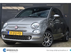 Fiat 500 C - 1.0 Hybrid Dolcevita | Navigatie | Parkeersensoren | Climate Control | 15"LMV | Cruise Con