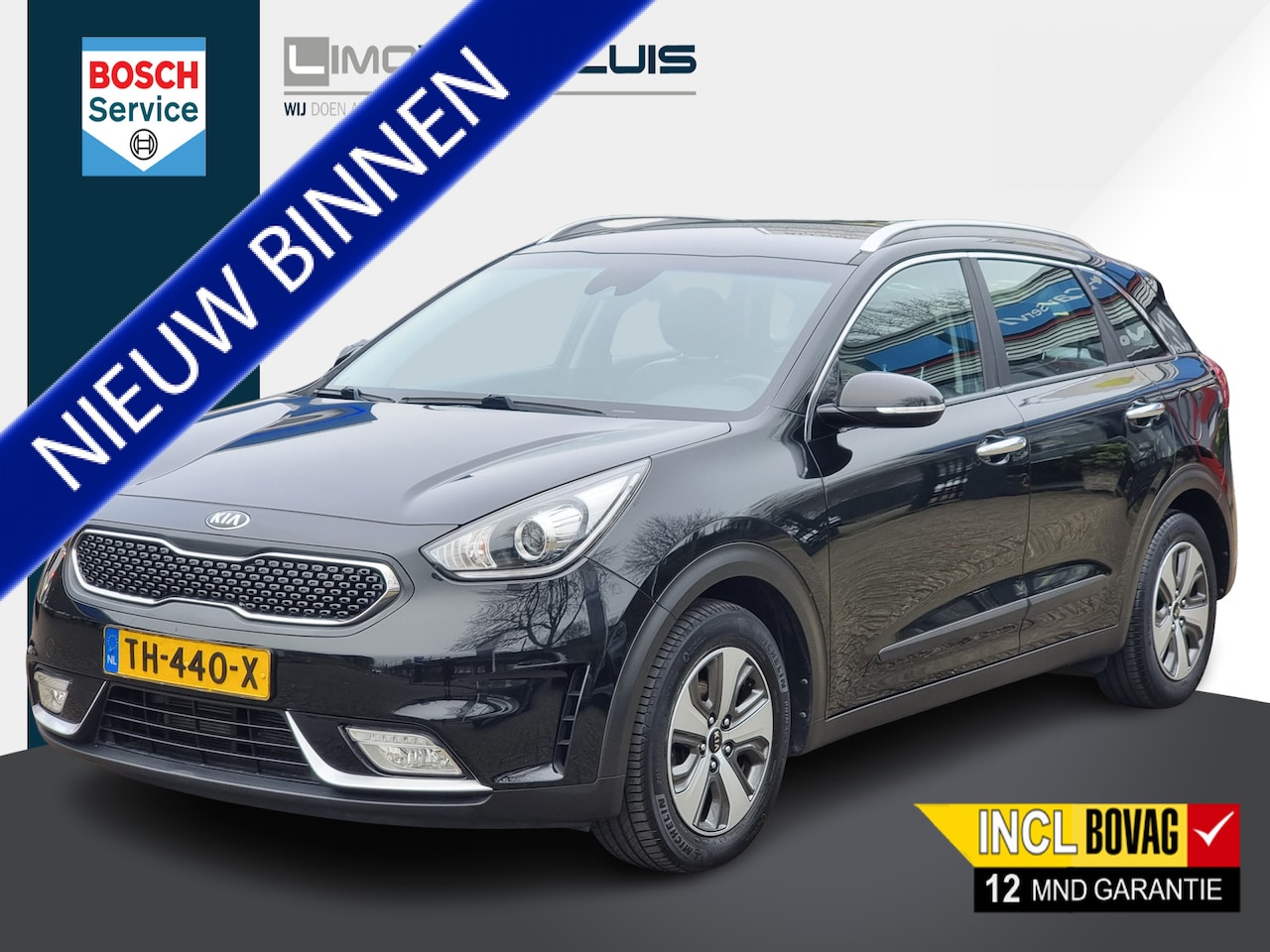 Kia Niro - 1.6 GDi Hybrid DynamicLine | Apple/Android Auto | Cruise contr | Navi 12 mnd BOVAG garanti - AutoWereld.nl