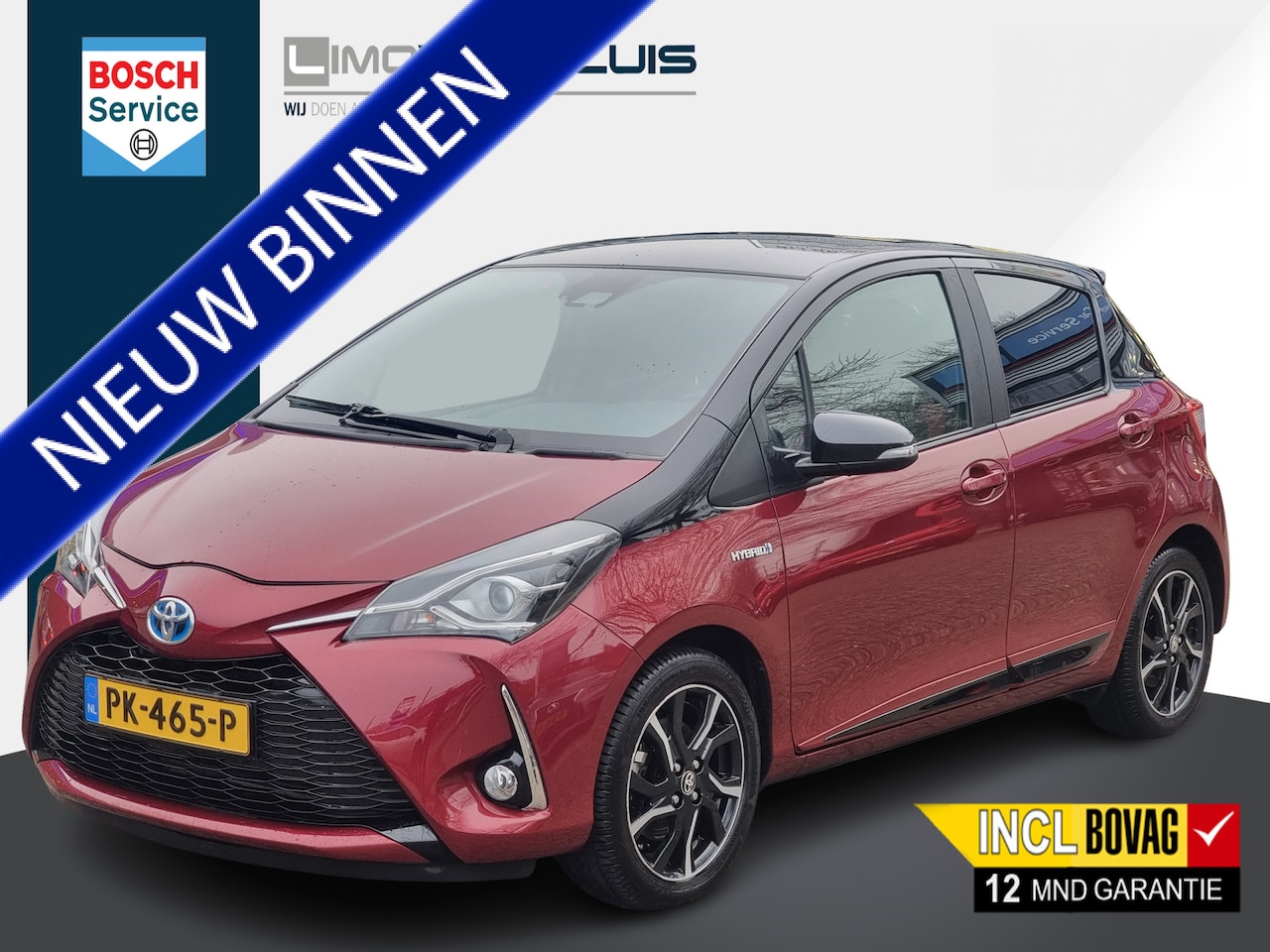 Toyota Yaris - 1.5 Hybrid Bi-Tone 12 mnd BOVAG garantie Whatsapp 06-53188999 - AutoWereld.nl