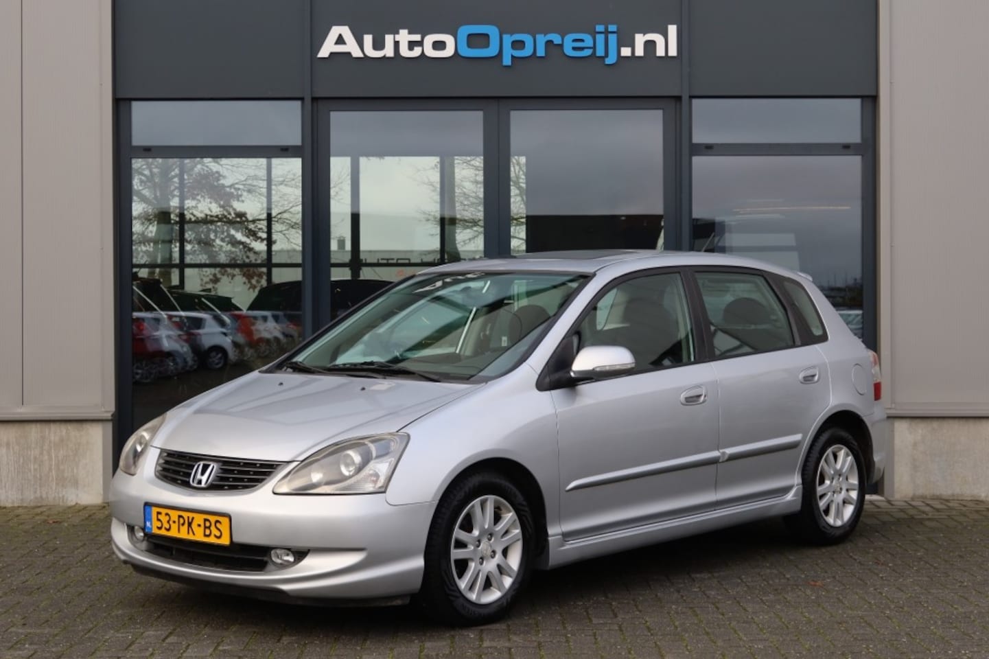 Honda Civic - 1.6i ES AUTOMAAT 5drs. Airco, schuif/kantel dak - AutoWereld.nl