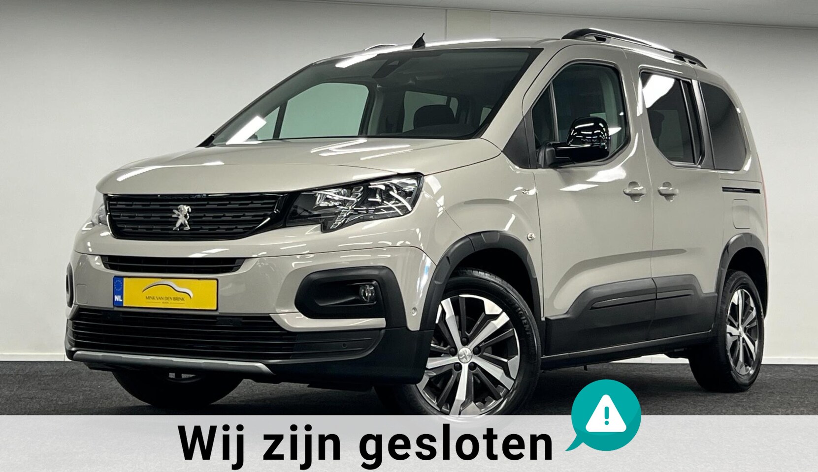 Peugeot Rifter - 1.2 Puretech GT*7Persoons*Camera*Navi*Carplay*CruiseContr! - AutoWereld.nl