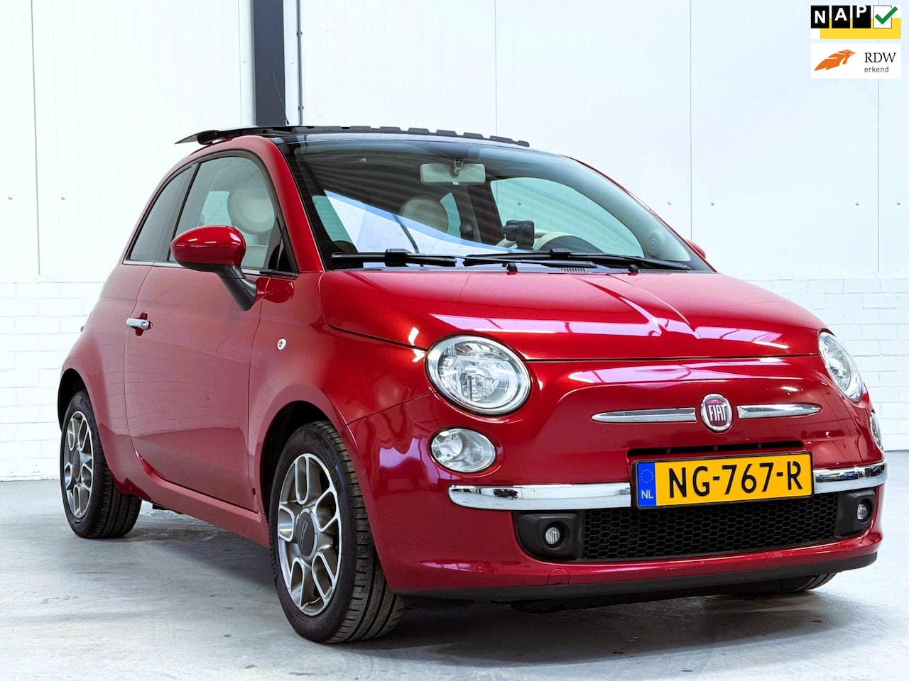 Fiat 500 - 0.9 TwinAir Lounge Pano|Trekhaak - AutoWereld.nl