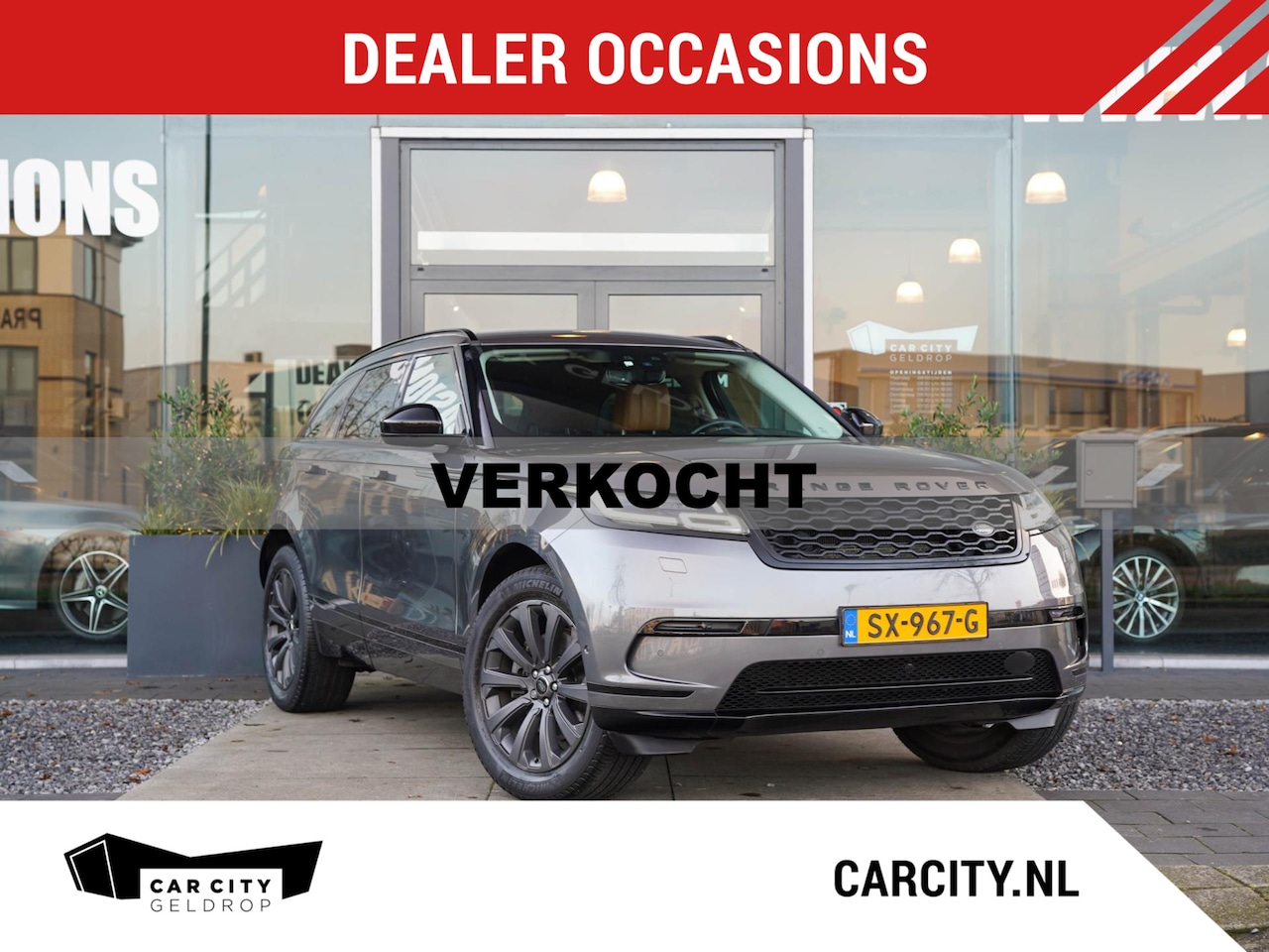 Land Rover Range Rover Velar - P300 AWD HSE / Massage / HUD / Meridian / ACC / Keyless / CarPlay / DAB+ / Camera / Stoelk - AutoWereld.nl