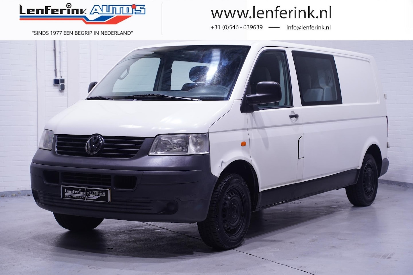 Volkswagen Transporter - 1.9 TDI 102 pk Dubbel Cabine Airco, Cruise Control Trekhaak, Youngtimer, 5-Zits - AutoWereld.nl