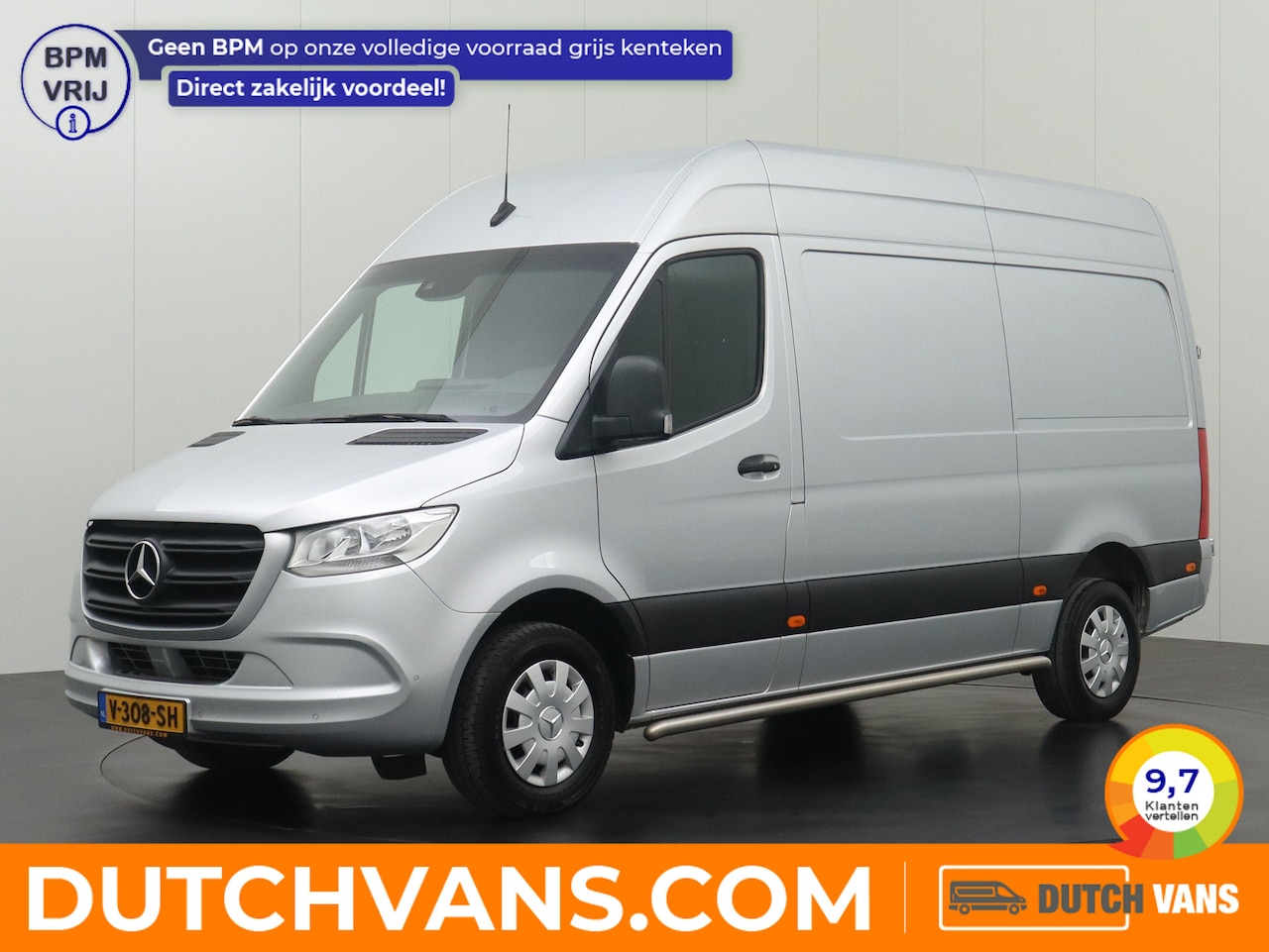 Mercedes-Benz Sprinter - 316CDI 7G-Tronic Automaat L2H2 | 3500Kg Trekhaak | 10" Multimedia Touchscreen | Navigatie - AutoWereld.nl