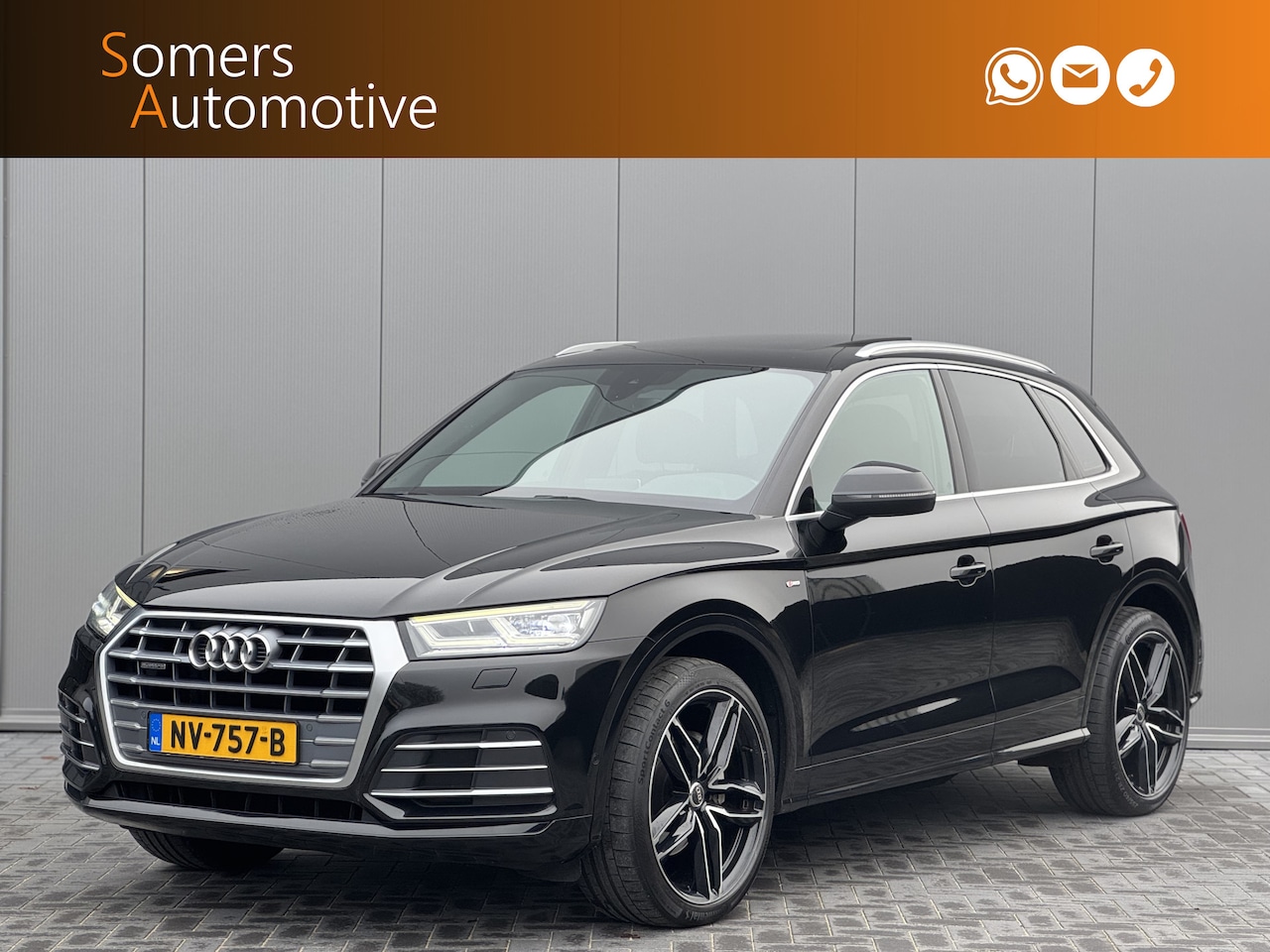 Audi Q5 - 2.0 TDI quattro Sport Pro Line S | Panorama | Luchtvering | 21" | Trekhaak - AutoWereld.nl