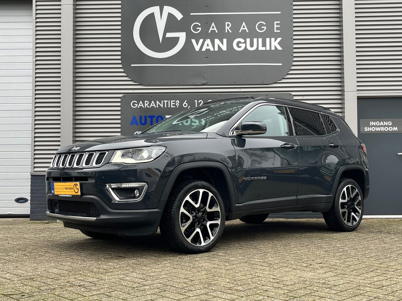 Jeep Compass - 1.4 170PK Automaat 4X4 Panoramadak,Cruise,Clima,Navi,Stoel+StuurVerwarmingVerkoeling,PdcV+ - AutoWereld.nl