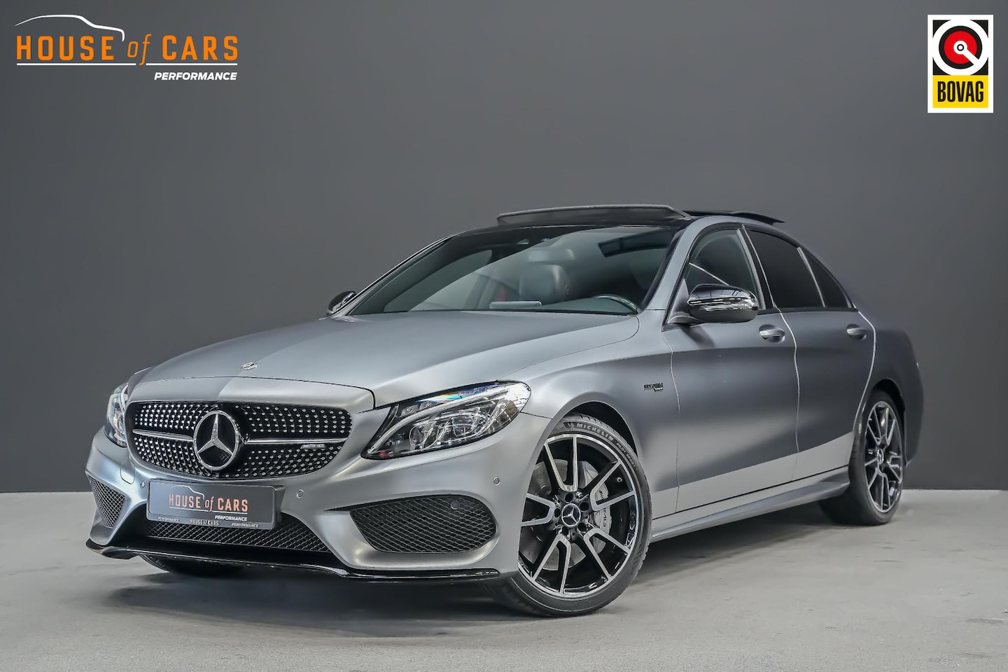 Mercedes-Benz C-klasse - AMG 43 4MATIC |AMG pakket|panoramadak|Burmester|sportuitlaat|elk. stoelen|cruise control|p - AutoWereld.nl