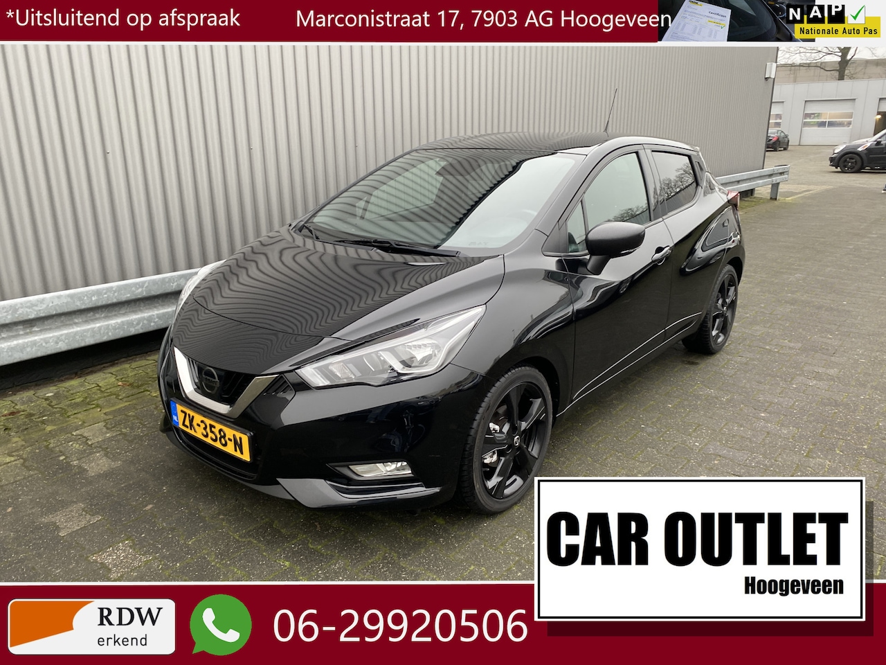 Nissan Micra - 1.0 IG-T N-Sport 46Dkm.NAP, 1e Eignr, Navi, Leer/Alc. Cam, LM, nw. APK – Inruil Mogelijk – - AutoWereld.nl