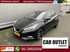 Nissan Micra - 1.0 IG-T N-Sport 46Dkm.NAP, 1e Eignr, Navi, Leer/Alc. Cam, LM, nw. APK – Inruil Mogelijk –