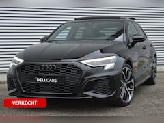 Audi A3 Sportback - 35 TFSI S-Line Black-edition 150 pk | Pano | Virtual | Apple |