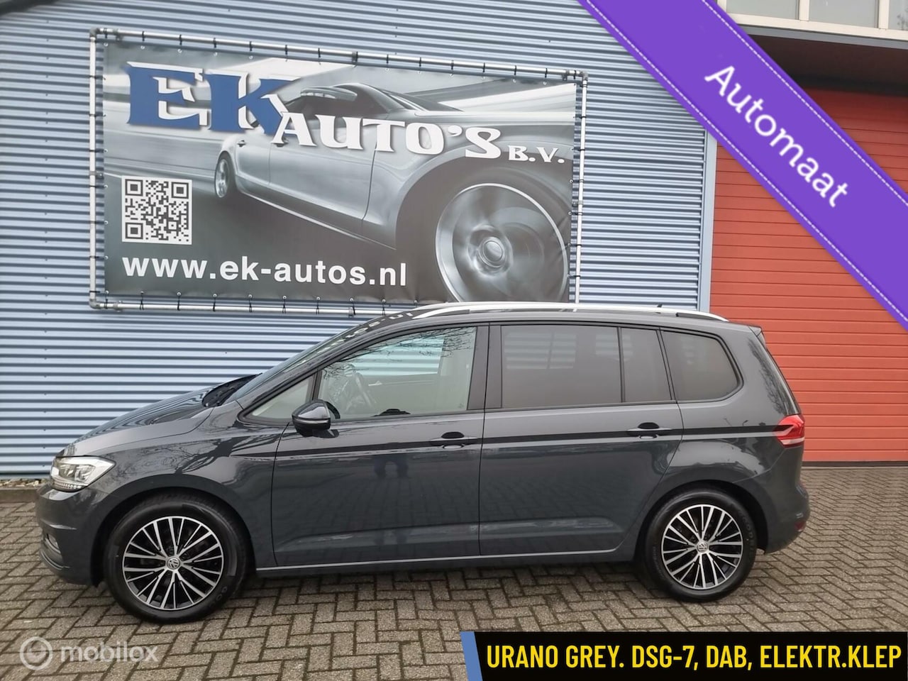 Volkswagen Touran - 1.4 TSI 150pk. DSG-7. Full LED. Urano grey - AutoWereld.nl