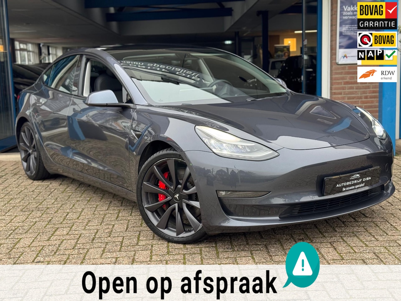 Tesla Model 3 - Performance AWD 75 kWh 2020 Garantie 2028! - AutoWereld.nl