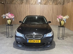 BMW 5-serie - 525i Business Line M Pakket Automaat Leer Bomvol Zwart 2008